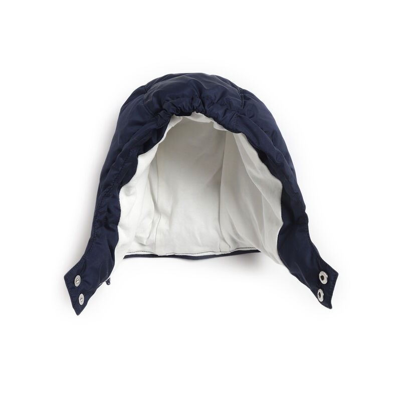 Boys Dark Blue Printed Jacket image number 3
